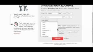 Active WordPress-to-Twilio API Profile
