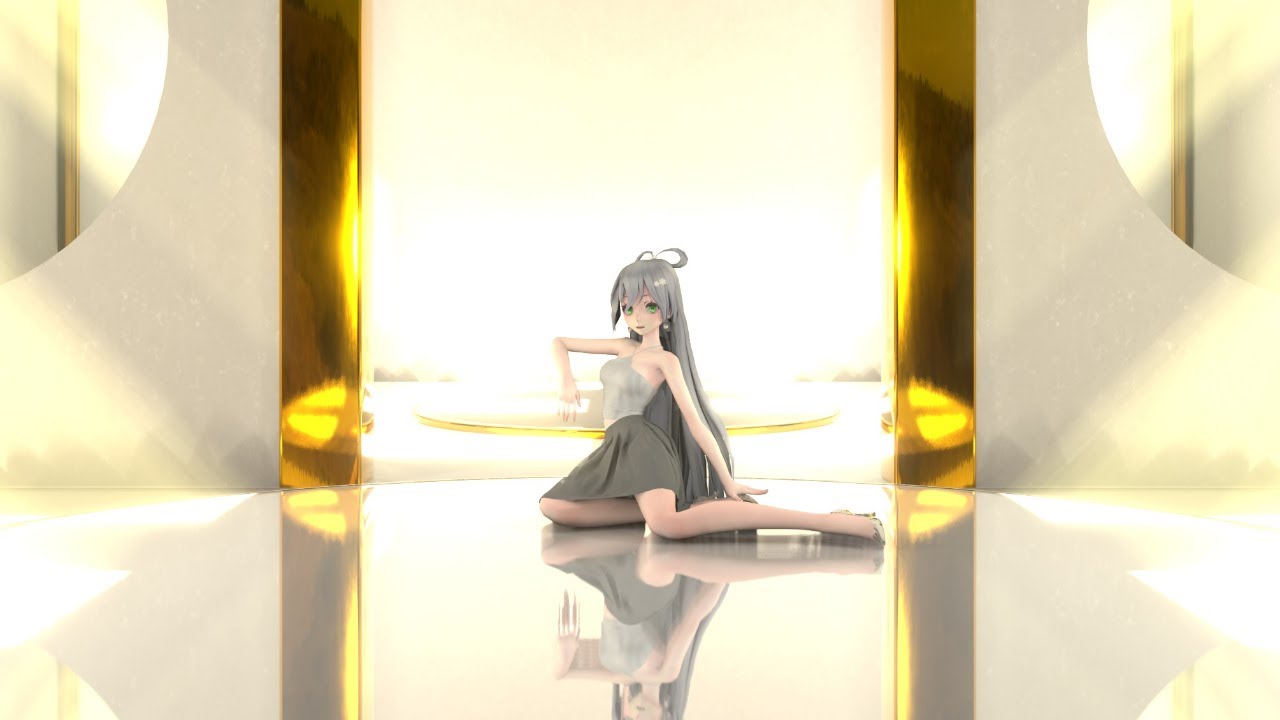 【MMD】Luo Tianyi - Sparkling [cloth simulation]