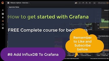 #7&8 Grafana Monitoring | FREE Beginner course | Add InfluxDB to Grafana