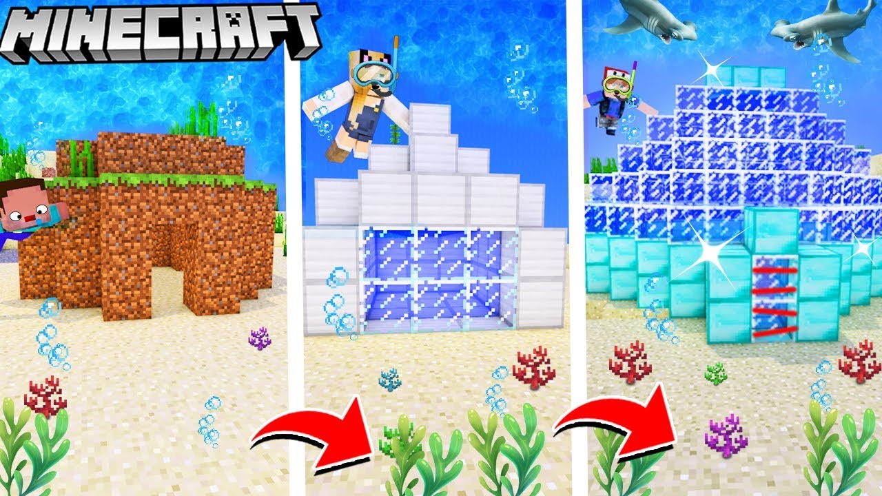 MINECRAFT - PODWODNA BAZA OD NOOB DO PRO!  Vito vs Bella 