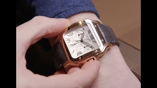 New Cartier Santos Chronograph Watch 
