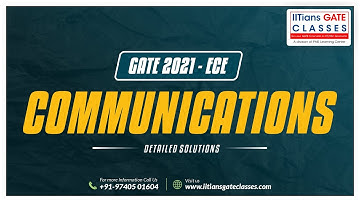 Communication System | GATE 2021 EC Paper Solution | GATE Electronics Engineering Question Paper