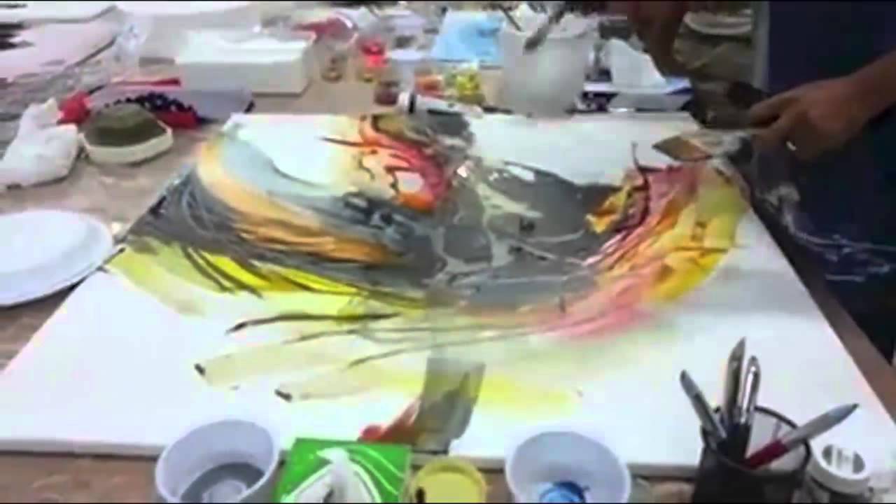 ورشة عمل للفنان القدير محمد الرباط  الجزء الاول