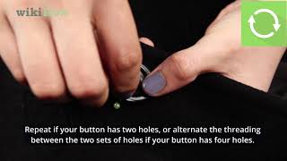 How to Sew a Button