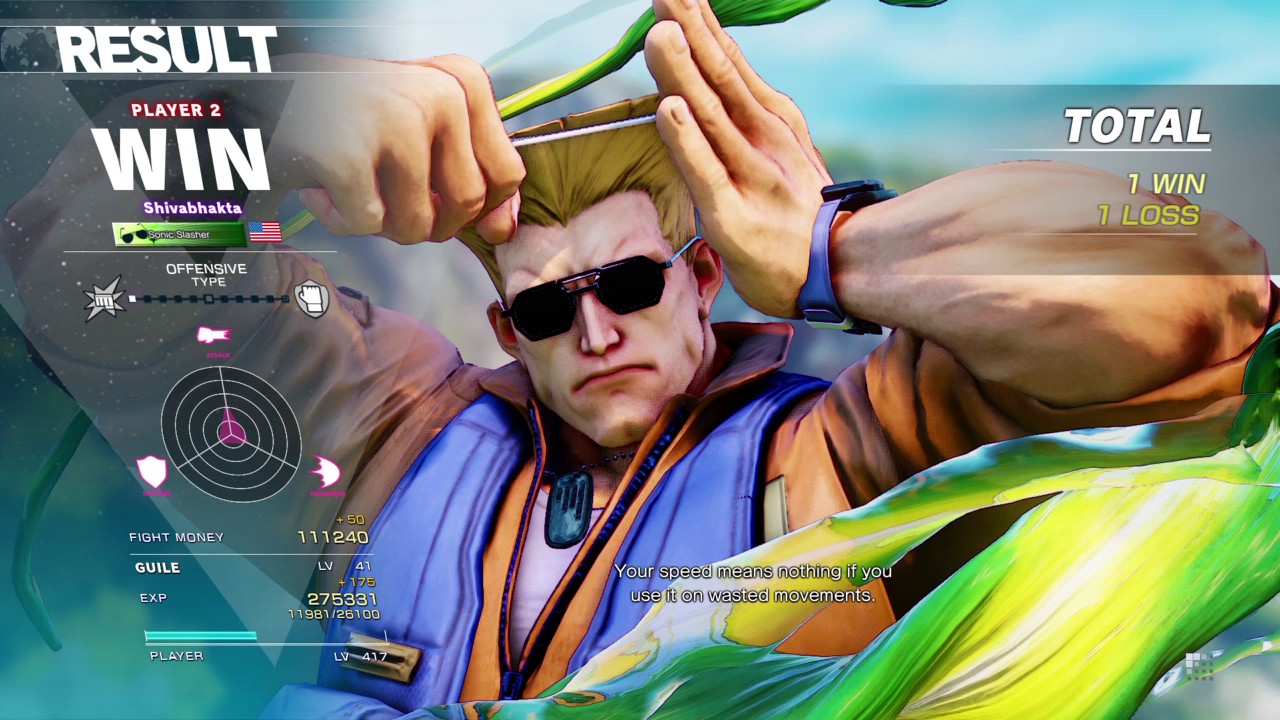 STREET FIGHTER V Guile vs. Rashid