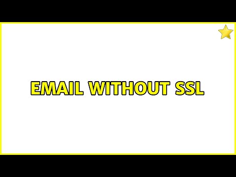 Email without SSL