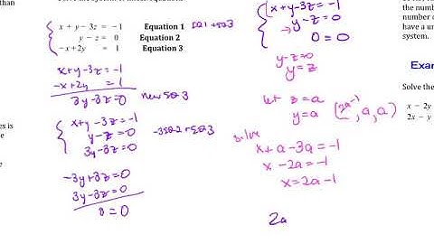 7 3 Day 2 Multivariable Linear Systems Ex 5 Infinite Solutions
