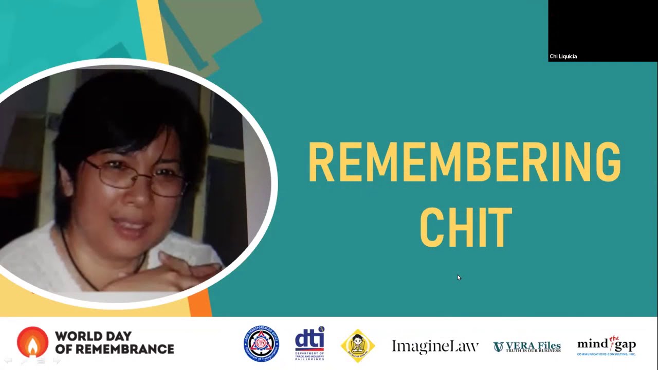 Remembering Chit  (a testimonial by VERA Files)