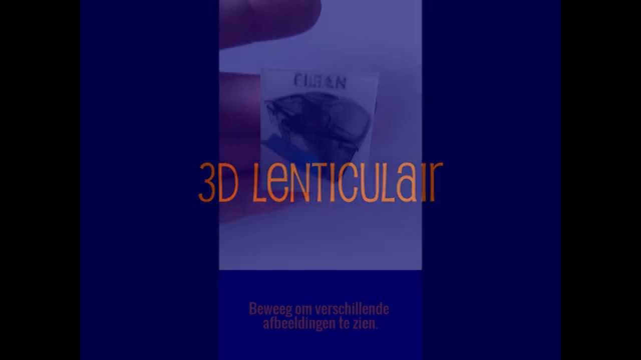 3D lenticulair bij Drukkerij van Mierlo