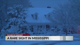 A rare sight in Mississippi