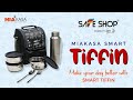 Stainless steel tiffin box  safeshop  safe shop india