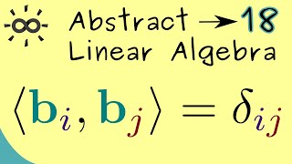 Abstract Linear Algebra 18 | Orthonormal Basis