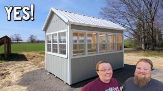 Her Dream Greenhouse Is Finally Here… After This Mess