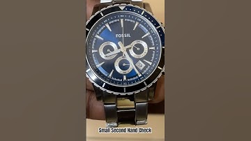 Fossil Briggs Chronograph Watch - Small Second hand Movement Check #watch #shorts #watchcollection