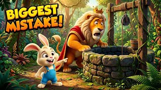 Information The Lion and The Clever Rabbit 🐰🦁 | Panchatantra Story for Kids | KIDOZONE News
