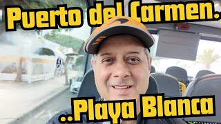 Bus 161 Tour from Puerto del Carmen to Playa Blanca | Route 161 (Lanzarote Travel) 🇪🇸