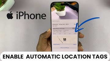 How To Enable Automatic Location Tags On iPhone Photos