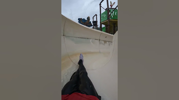 Slip water slide at Kerala - India