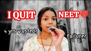 “I Quit NEET 2026💔 And Here’s Why” 