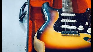 049 Fender Stratocaster レリック（ビフォーアフター） - YouTube