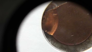 Error Coins found Coin Roll Hunting! Miss strike penny and rim brake nickel!