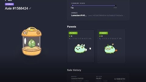 HATCHING MY FIRST AXIE EGG!