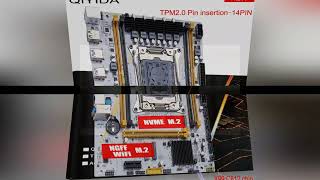 QIYIDA X99 Motherboard LGA2011-3 Slot SATA3.0 USB3.0 NVME M.2 NGFF WIFI Support DDR4 Memory and Xeon
