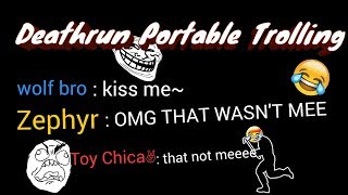 "Controlling" People's Chats! | Deathrun Portable Trolling #9 (FUNNY REACTIONS!)