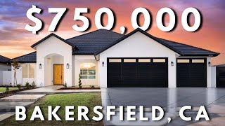 INSIDE A NEW CONSTRUCTION MODERN HOME IN BAKERSFIELD CALIFORNIA | $750,000 by Adrian Prado 2,013 views 6 months ago 13 minutes, 6 seconds