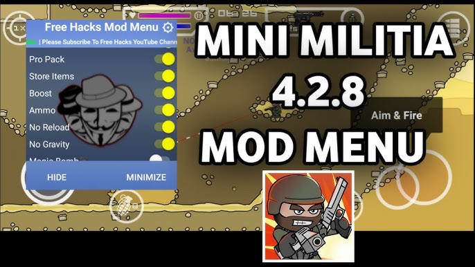 Mini militia 4.2.8 mod menu