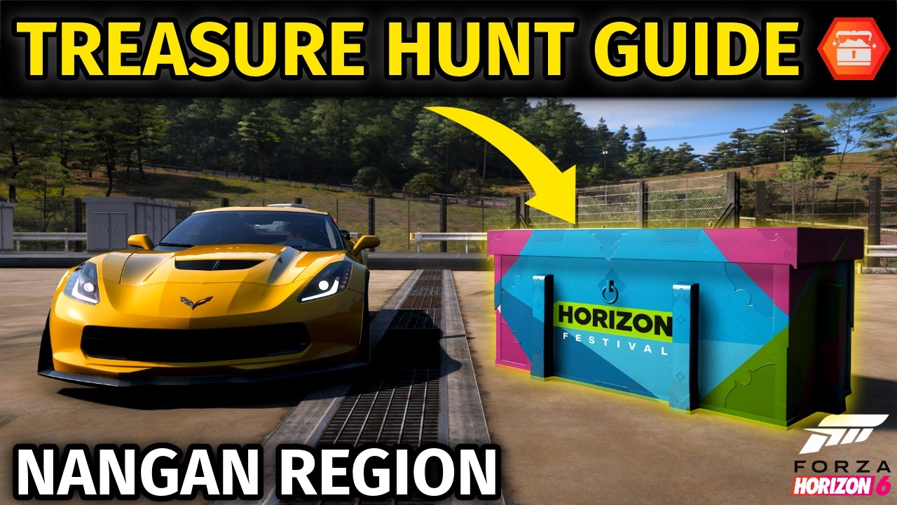 Forza Horizon 6 - Treasure Hunt Guide - NANGAN Region - YouTube