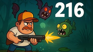 Swamp Attack 2 Level 216 Gameplay Walkthrough