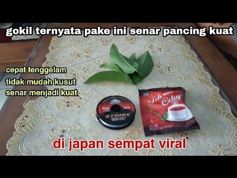 Cara Terbaik Membuat Benang Pancing Jadi Super Kuat !!!. 