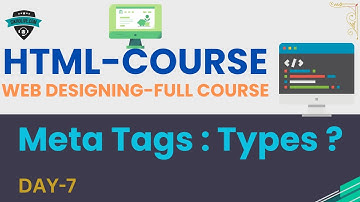 What is Meta Tags & Types With Example | Learn Web Designing Full Course From Zero In Hindi
