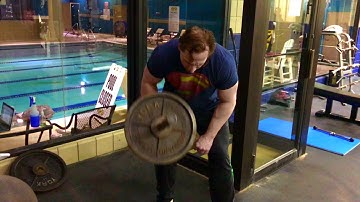 One Arm Barbell Row    (Instructional)