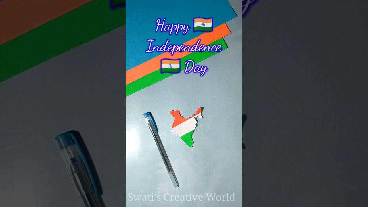 Independence Badge || DIY Tricolour Badge Making At Home || 15 August Craft ideas 