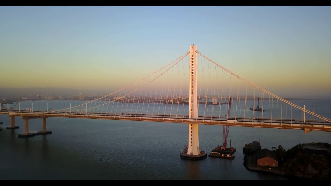 Drone California: San Francisco - Oakland Bay Bridge (DJI Mavic Pro)