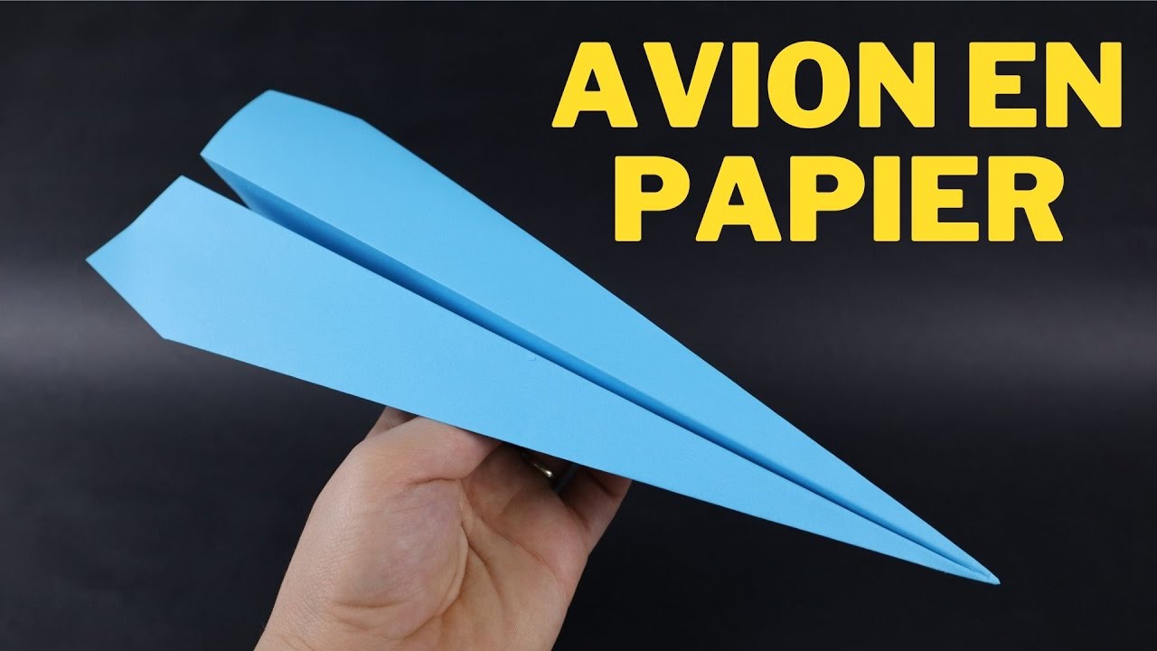 Comment Faire un Avion en Papier? | Modèle Traditionnel (facile) - YouTube