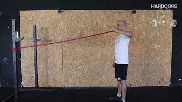 One Arm Band Shoulder External Rotation In Abduction
