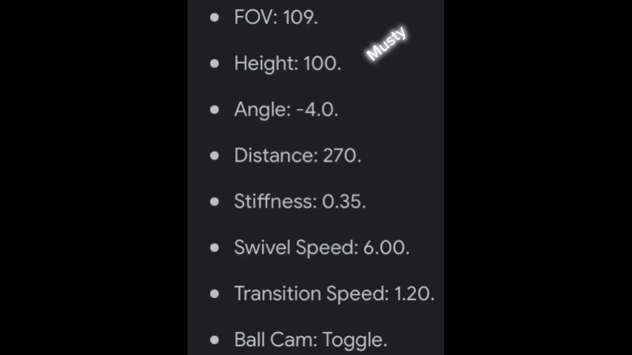 YouTubers and pros camera settings (musty squishy and lethamyr) 