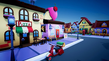 The Colorful City Pack Trailer - exclusive for Unreal Engine 4