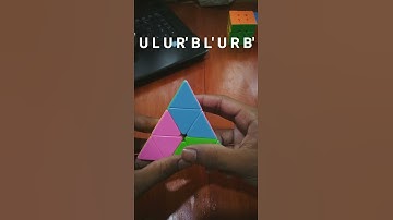 How to make the ☢️ NUCLEAR ☢️ Logo pattern on PYRAMINX #shorts