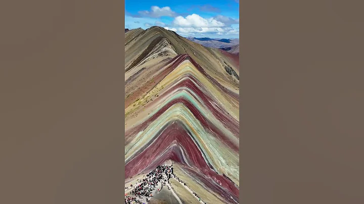 Rainbow Mountain — The Magic of the Andes 🌈🏔️ #RainbowMountain #Cusco #Peru