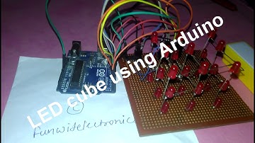 Led cube using arduino 3*3*3 | Arduino led cube