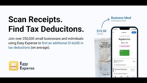 Easy Expense Tracker & Receipt Scanner App