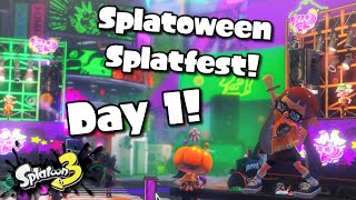 Splatoon 3 | Splatoween Splatfest DAY 1!!!