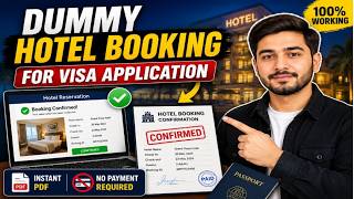 How to Make Dummy Hotel Booking for Visa 2026 | Free Reservation PDF