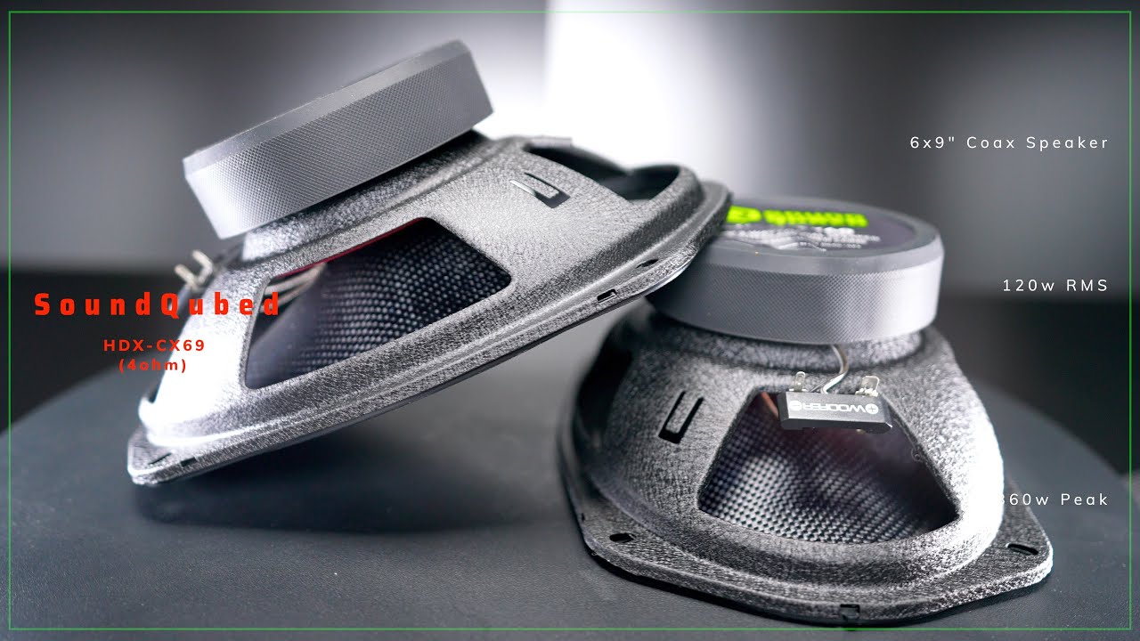 One of the best looking and most capable 6x9" speakers! The Ssoundqubed