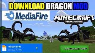 how to download dragon mod media fire Minecraft pe 💯% real screenshot 4