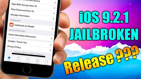 iOS 9.2.1 JAILBROKEN - May Not Be Released To Public